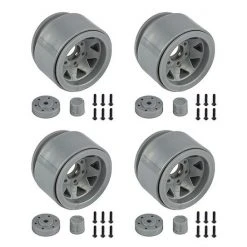 Element RC Enduro Trigon Wheels 1.55In Silver
